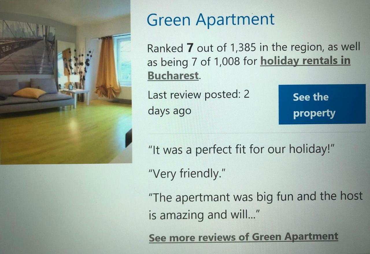 בוקרשט Green Apartment 59 מראה חיצוני תמונה