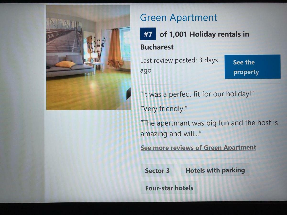 בוקרשט Green Apartment 59 מראה חיצוני תמונה